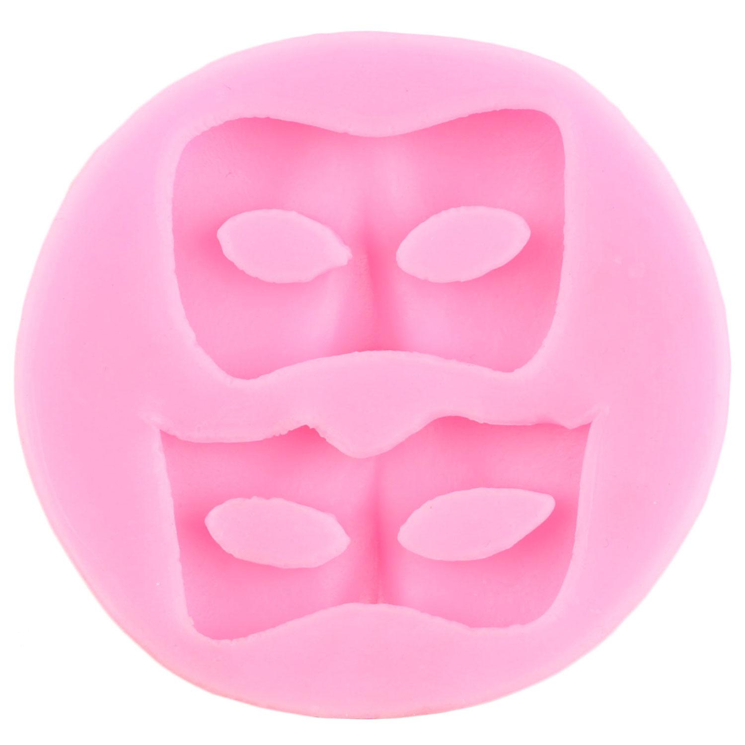 

Маска для лица, силиконовые формы, свадебный кекс, топпер, инструменты для украшения торта из помадки, смола, глина, конфеты, шоколад, форма для мастики зелёный