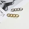 Trendy Simple Detachable Pants Clips  Brooches Adjustable Waist Buckle Metal Pins Shirt Suit Pins Badge Button Waists Tightener