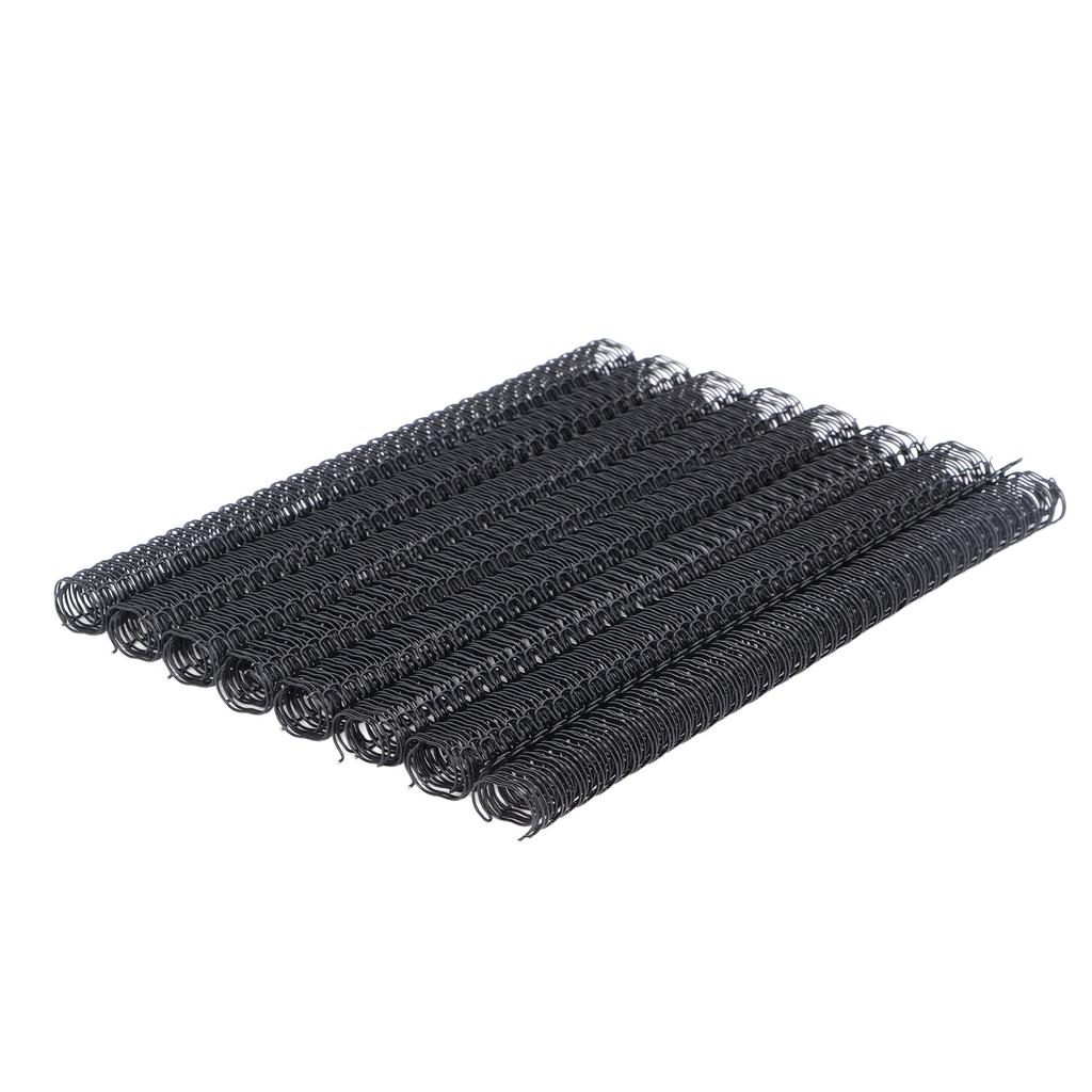 100PCS Double   Wire Binding Spines 9Celsius16 Inch 34   3:1 Pitch 120 Sheet Capacity   Spiral Binding Coil for Student Coworker