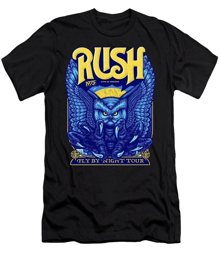 Rush Band Black Cotton Shirt Unisex All size S to 345XL Unisex PP1946 Unisex T-Shirt S
