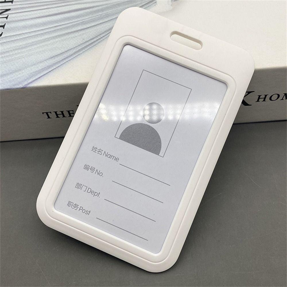 Credit Card Sliding Cover Work Card Badge Holder Name Badge Holder Bus Card Sleeve ID Card Holders