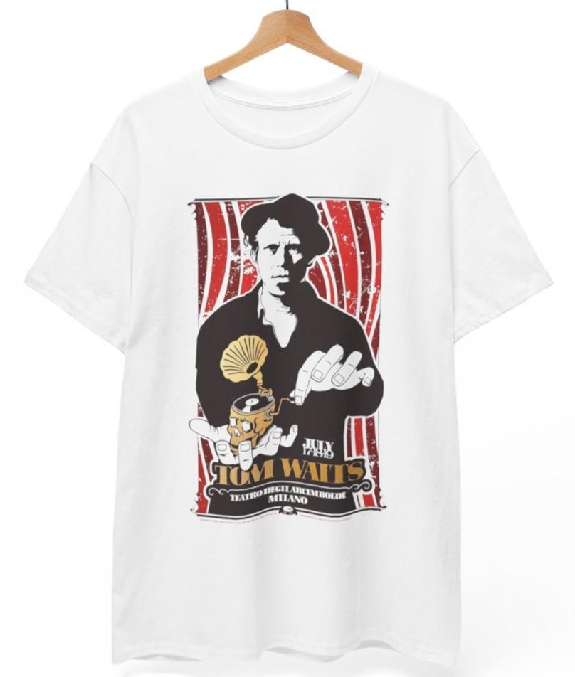 Tom Waits Milano white Shirt Unisex Shirt Unisex T-Shirt XXL