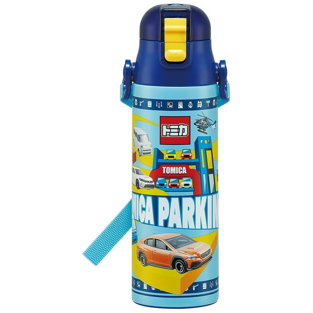 Skater Stainless Steel Water 580ml Direct 570ml Cup Tomica Lightweight and Cool Design for Kids' 2-Way Bottle, Drink, Drink, Design, Child-Friendly,