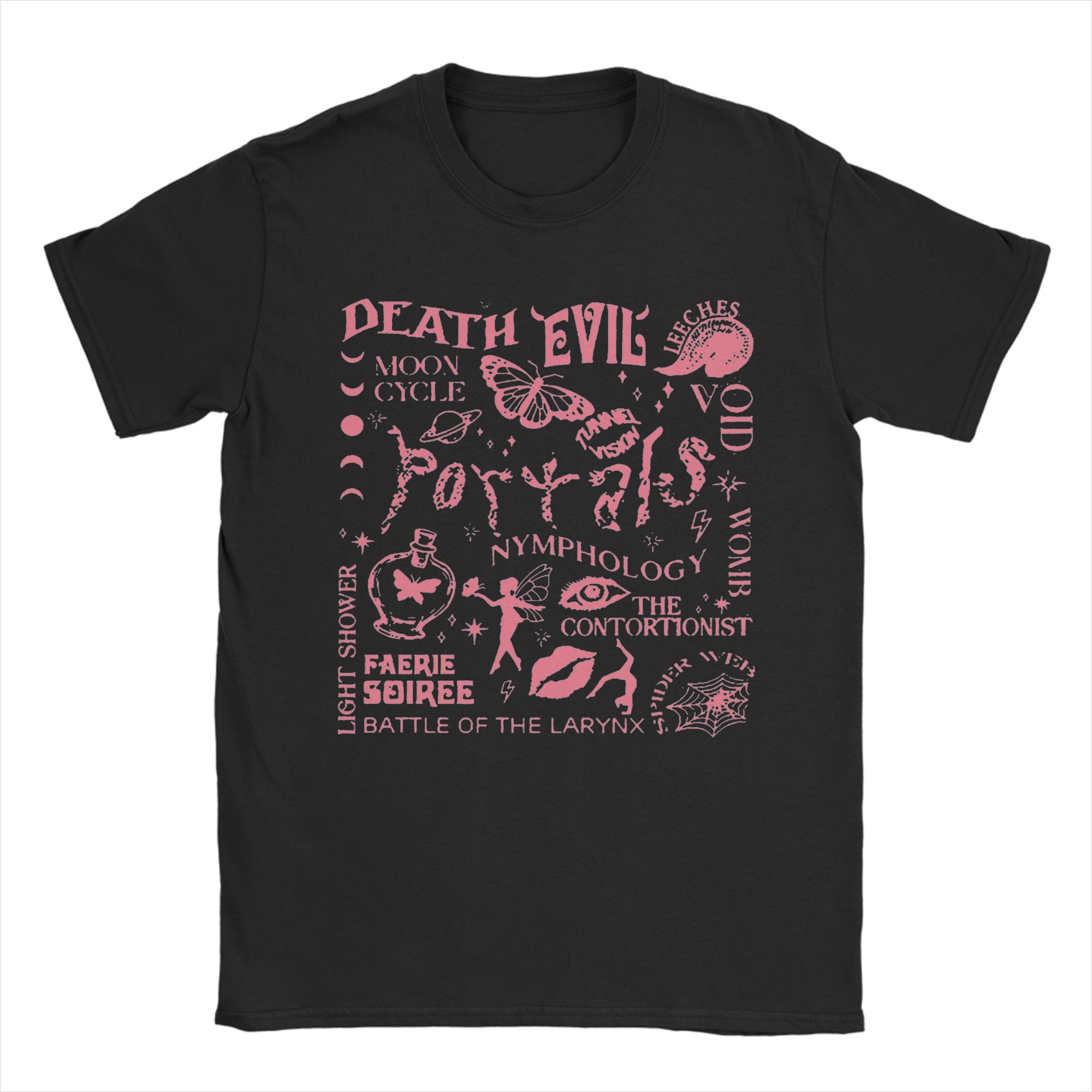 

Portals Melanie Martinez T Shirt Unisex 100 Cotton Vintage TShirts O Neck The Evil Moon Cycle Tees Short Sleeve Clothing S