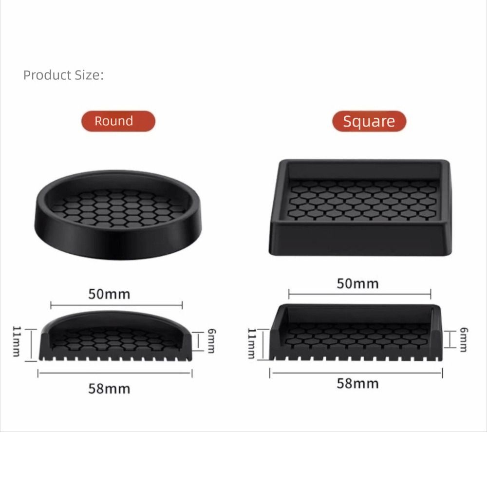 4PCS Non Slip Rubber Caster Cups Silicone Table Chair Leg Pads Furniture Wheel Stoppers  Furniture