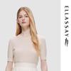 ELLASSAY Women's Slim-Fit Short Sleeve Knit Top