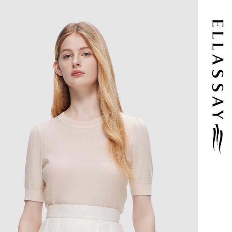 ELLASSAY Women's Slim-Fit Knit Top