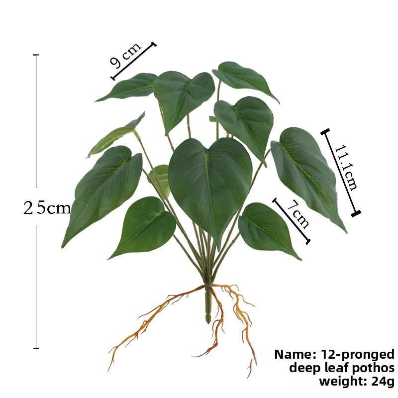 Multiple Green Leaf Plant For Indoor Garden Wall Art And Home Decoration