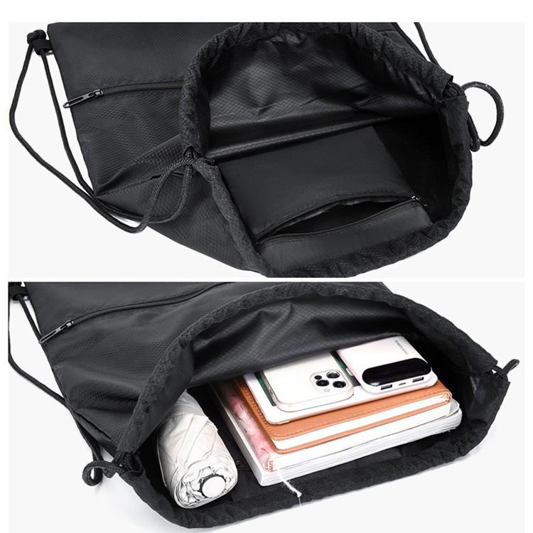 Unisex Waterproof Drawstring Backpack, Large Capacity for Sports and Travel, Suitable for Basketball and Storage