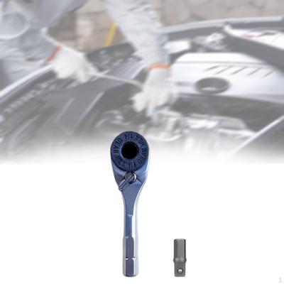 Hexagon Ratchet Wrench Double Direction Ergonomic Grip Multifunctional Compact Sturdy