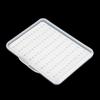 ABS Clear Lid Fly Box with EVA Foam,   Case for Trout Flies Storage, Great Fly Fishing Accessory
