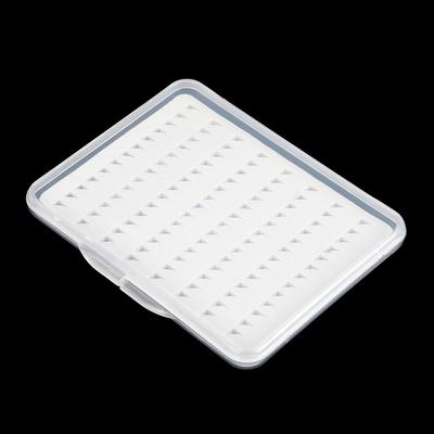 ABS Clear Lid Fly Box with EVA Foam, Case for Trout Flies Storage, Great Fly Fishing Accessory