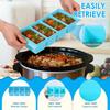 1Pc 2/4 Grids Silicone Freezer Tray Reusable Soup Ice Cube Trays with Lids Leak Proof Food Storage Boxes for Kitchen Accessories