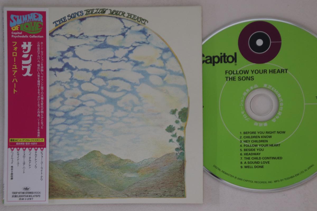 

CD SONS - Follow Your Heart TOCP67740PROMO CAPITOL 2005 Japan Obi Rock Used