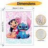 Disney Lilo and Stitch Digital Oil Painting Diy Coloring Handpainted Filling Home Decoration Gift Canvas Wall Art for Living Room Decor