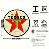 Vintage Texaco Gasoline Metal Sign Retro Garage Wall Decor Weatherproof Man Cave Collectible