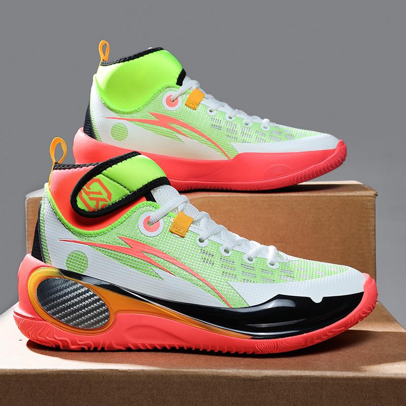 High-Quality Basketball Shoes High-Top Casual Breathable Sports Basketball Shoes Men'S And Women'S Adult Youth Basketball Shoes