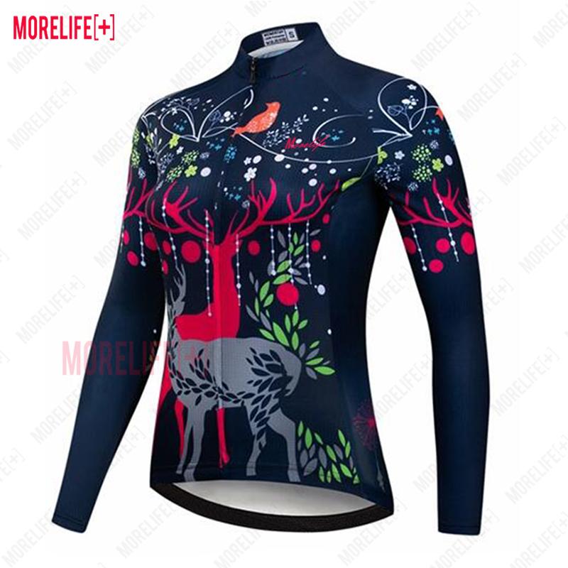 MLC Quick-drying Bike Shirt Summer Long Sleeve Cycling Shirt Top Ropa Ciclismo Women's Cycling Jersey Breathable Mtb Bike Jersey