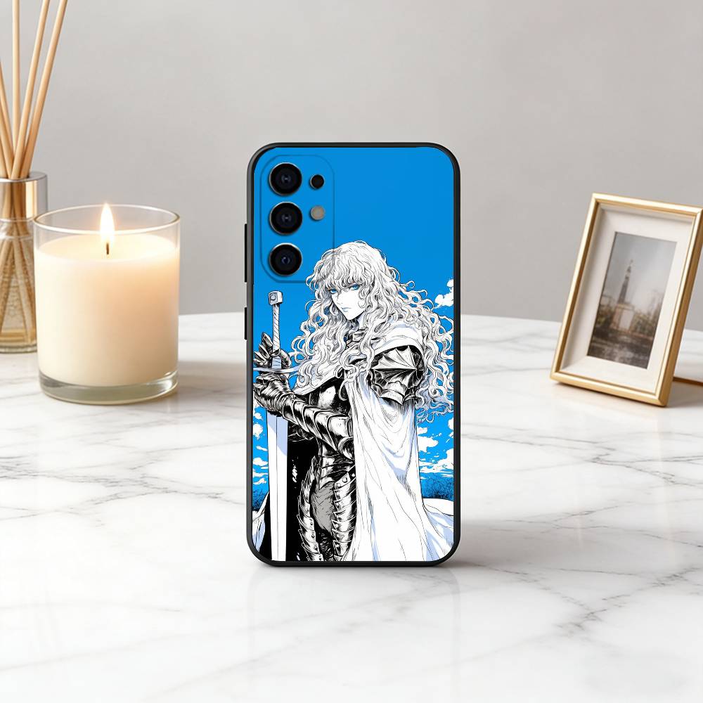 Handsome G-Griffith B-Ber-serk-ES Phone Case For Samsung S25,S24,S21,S22,S23,S30,Ultra,S20,Plus,Fe,Lite,Note,10,Black Cover