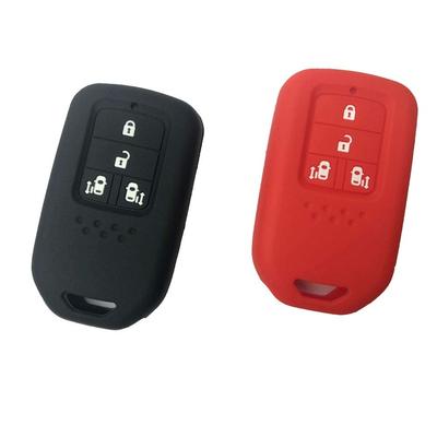 ZIAN [Paquete de 2] Funda de Silicona para Llave de Coche Honda 4 Botones Odyssey RC1 Step Wagon Spudder Híbrido Freed Cubierta para Llave