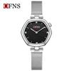 Oufanni Vintage Hexagonal Women's Quartz Waterproof Watch - No Second Hand Design
