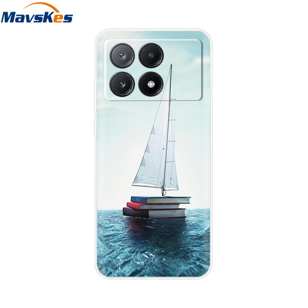 Poco X6 Pro Case Soft Clear Silicone Phone Case For Xiaomi Pocox6 Poco X6  X 6 Pro X6Pro 5G Shockproof Shell Mask Bag Back Cover