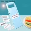 5 In 1 Slicer For Kitchen Vegetable Slicer Multi Potato Chip Veggie Slicer Vegetable Cutter, Julienne Shredder Vegetable Chopper
