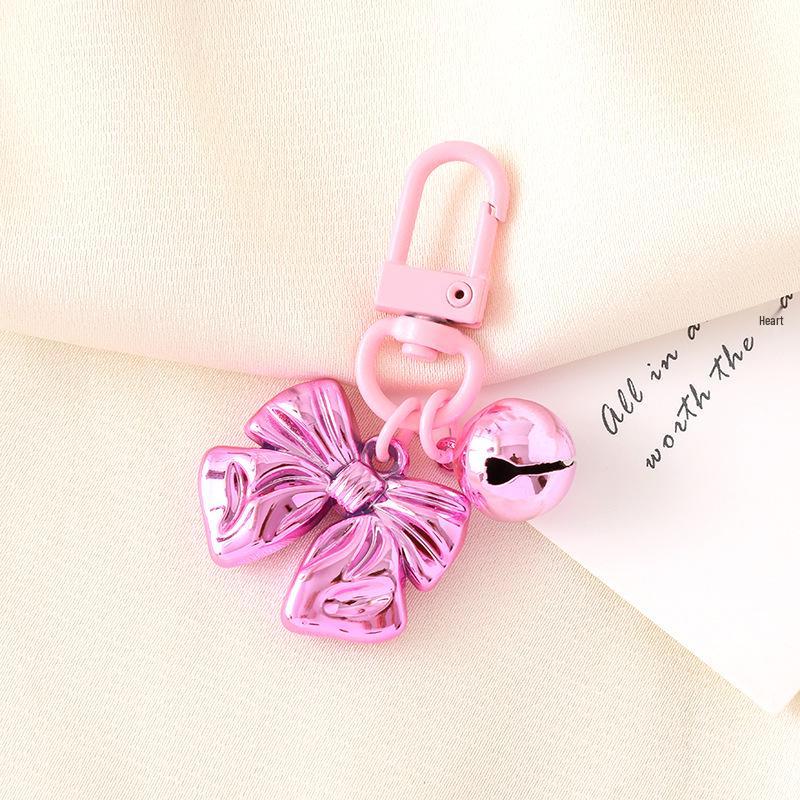 Handmade Colorful Bow Pendant Phone Case Keychain Lanyard Charm