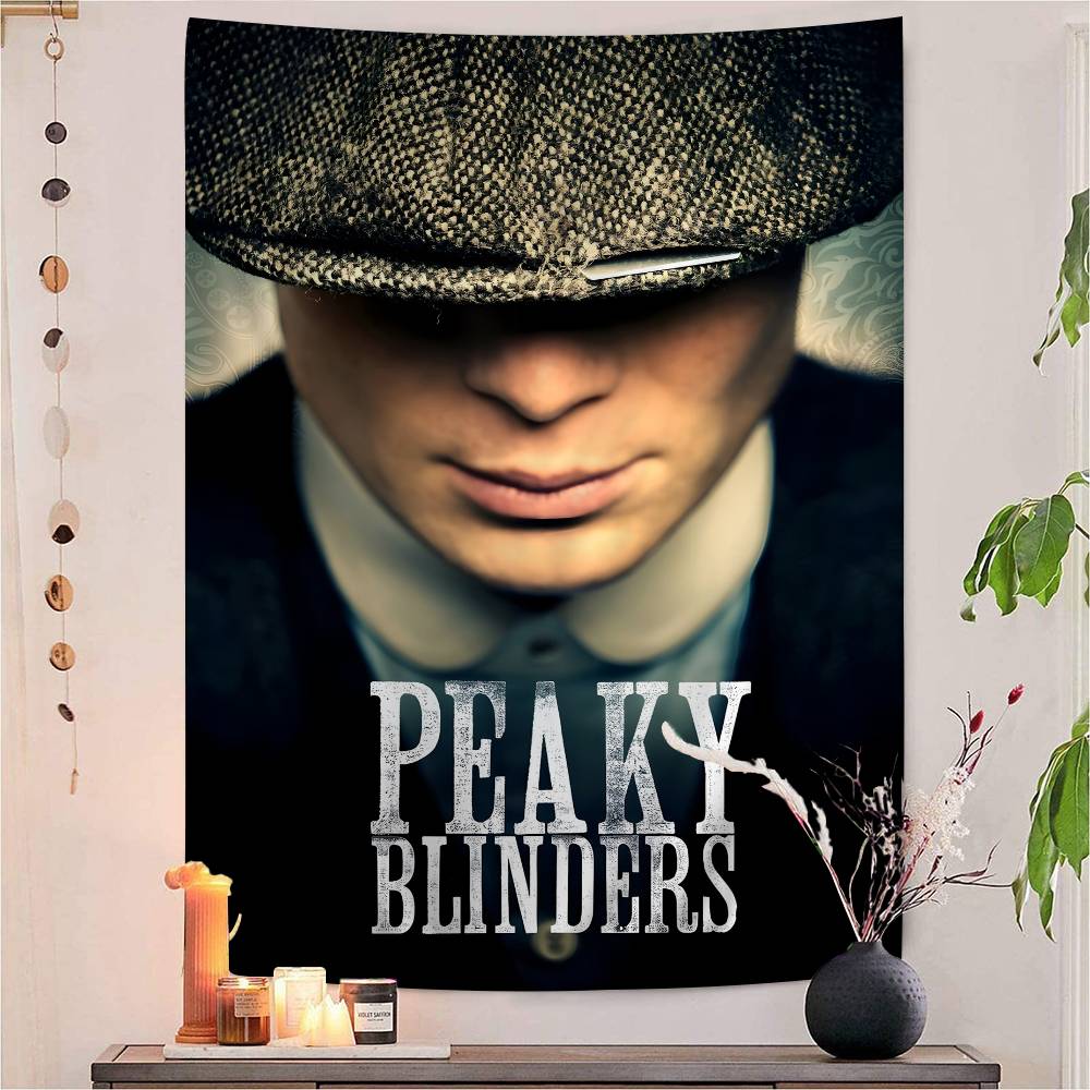 

PPeaky BBlinders TV Printed Large Wall Tapestry Indian Buddha Wall Decoration Witchcraft Bohemian Hippie Wall Art Decor 74x94cm(29x37in)