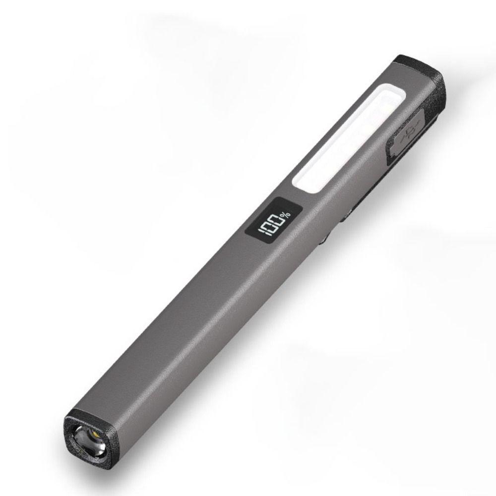 Rechargeable Pen Light with Clip LED Torch Eye Protection Pocket Flashlight  Nursing