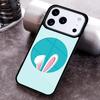 Bunny Rabbit Ears Phone Case For iPhone 17 16 15 14 13 12 11 Pro Max Plus 17Air Soft Silicone Cover