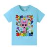 A1057 Kids Boys Girls Sprunki Casual Summer T-shirt
