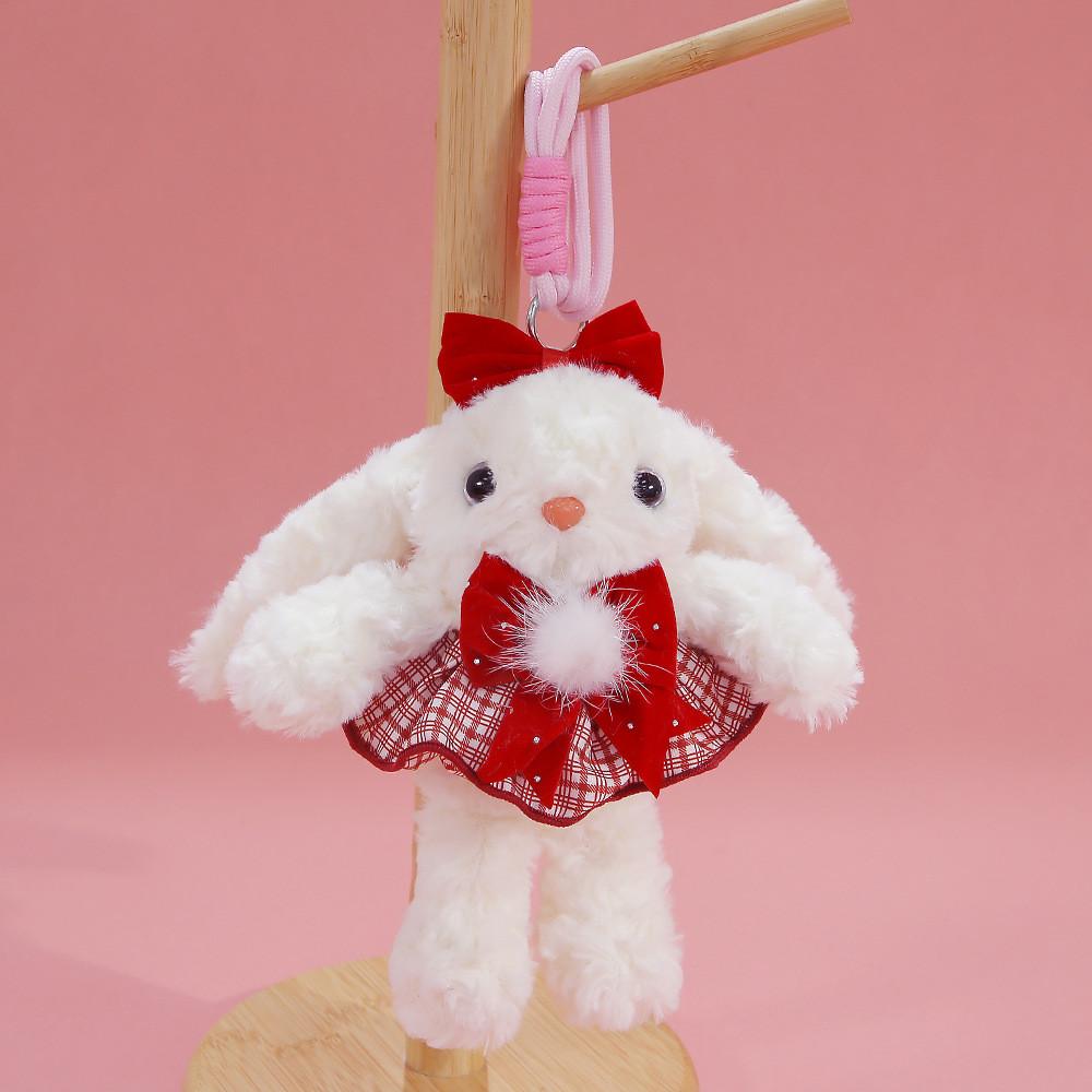 

Плюшевая игрушка-кролик с коротким ворсом, супермягкая ткань, подарок для детей и девочек