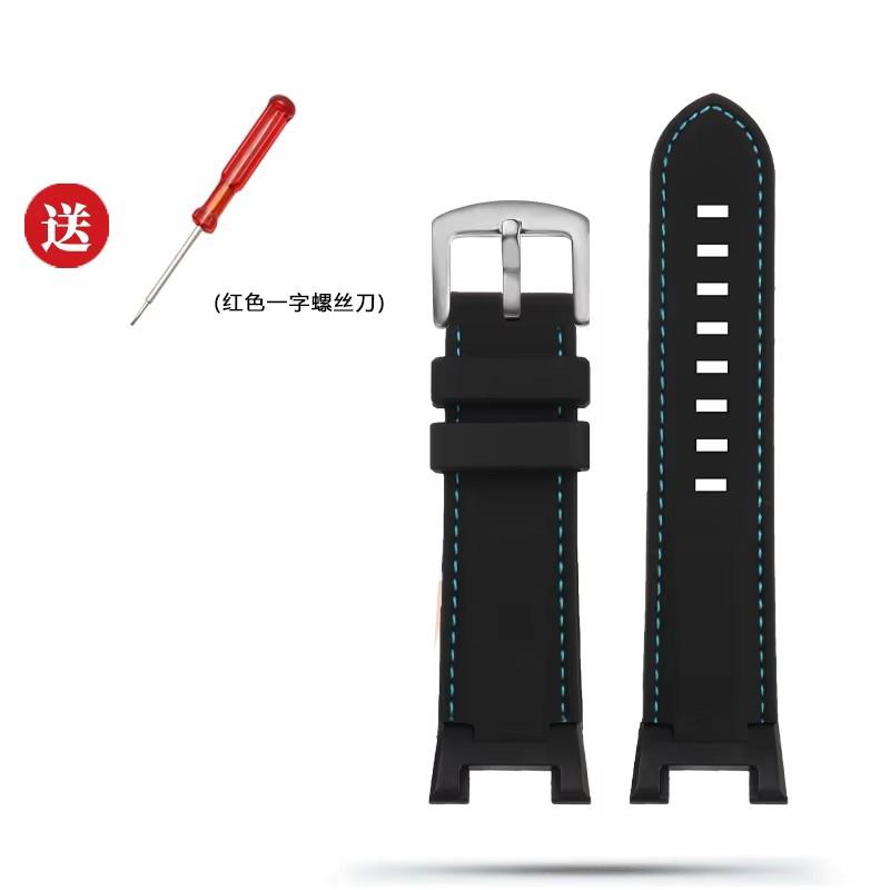 Modified Silicone Watchbands For Casio PROTREK Series PRW-7000 PRW7000 PRW-7000FC Rubber Watch Strap For Men With Tools Bracelet