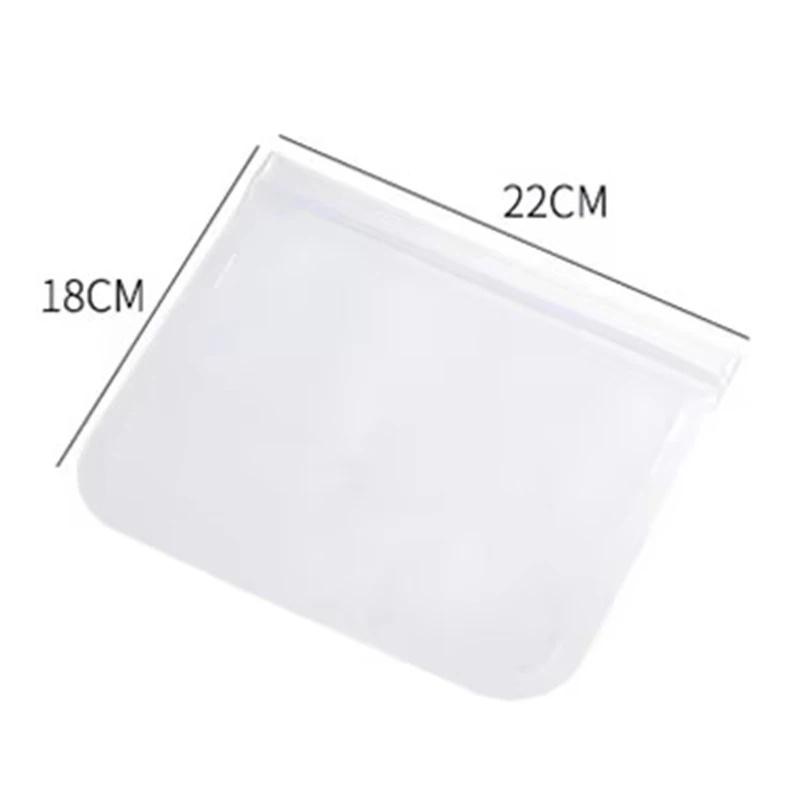 

Silicone Food Storage Containers Fruit Vegetables Fresh Bag Fridge Organizer Pouch Sealed Container Fresh Keeping Bags Reusable