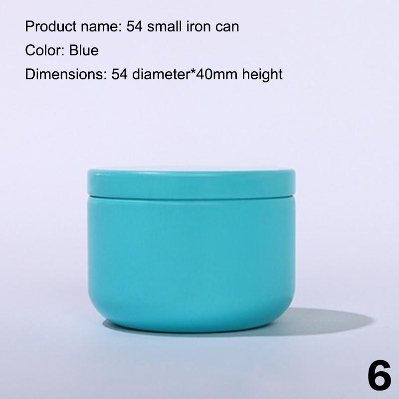 Tragbare Mehrzweck Mini-Blechdose in Uni-Farbe mit luftdichtem Deckel Teeversiegelungsgefäß Verpackungsbox Kleine Weißblech-Teeaufbewahrungsdose Geschenk