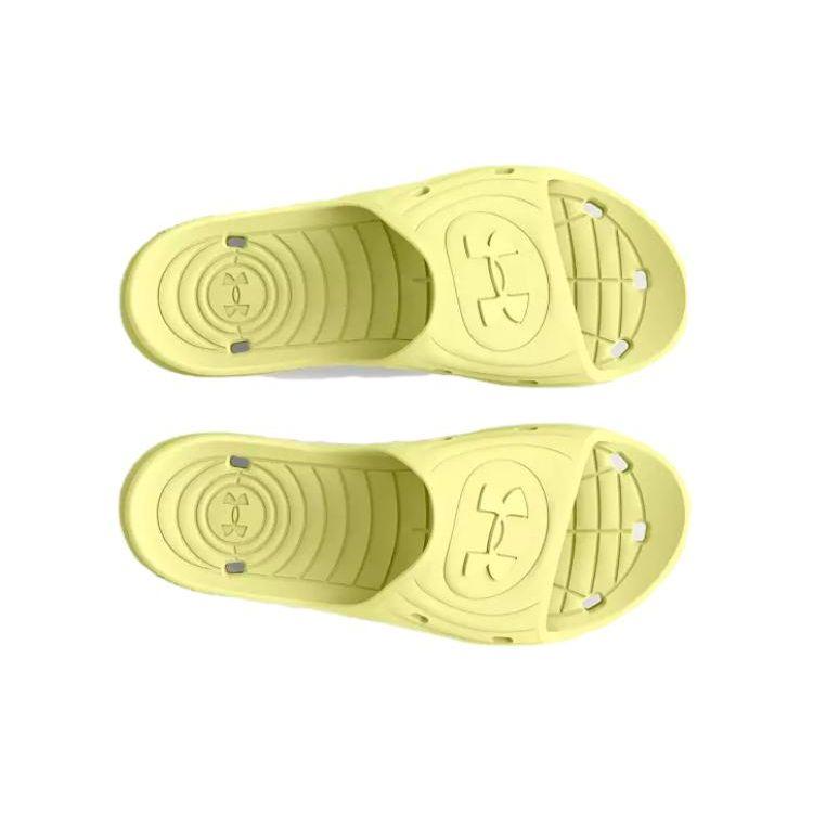 Under Armour Locker 4 Slide Sonic Yellow Men Sneakers 3023758-700