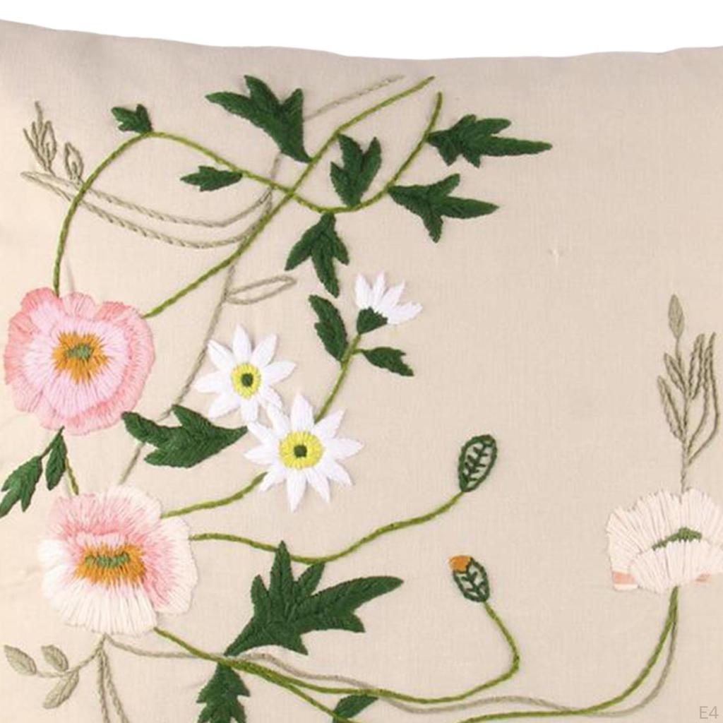 Embroidery Pillow Covers Kit Cross Stitch DIY Crafts Bedroom Decoration Sewing Supplies Cushion