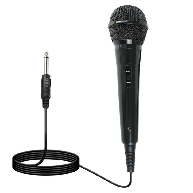 

Wired Dynamic Vocal Mic with 2m Cable ON/Off Switch, Ideally Suited for Speakers