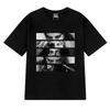 Hot Sale Lady Gaga 90s music Graphic T Shirt Unisex gothic Oversized short sleeve T-shirts Men Women black 100% Cotton clothing