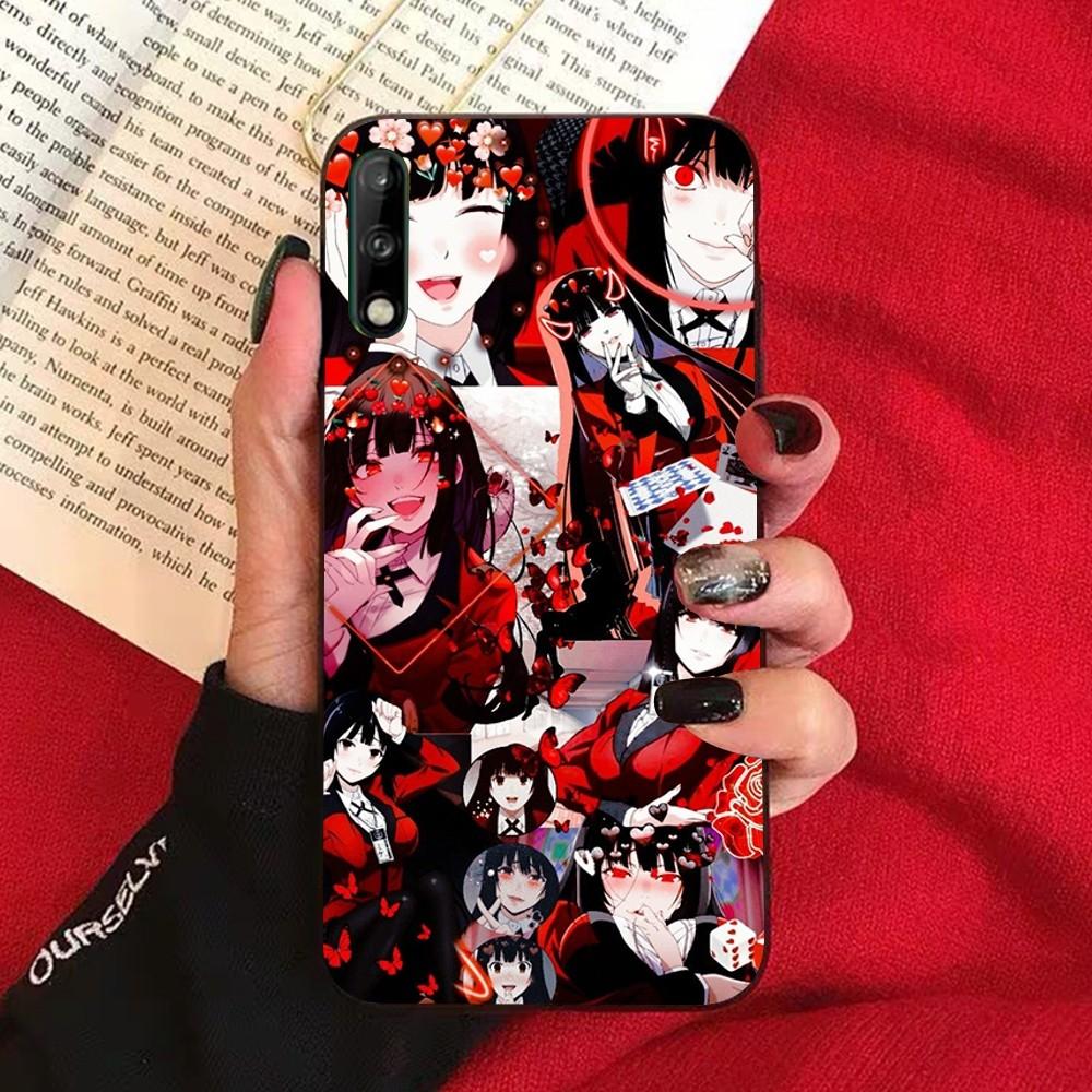 Japanese Anime Kakegurui Jabami Yumeko Phone Case For Huawei Honor 10 lite 9 20 7A 9X 30 50 60 70 pro plus Soft Silicone Cover