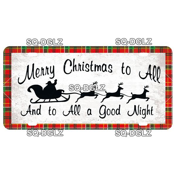 Christmas Vintage Metal Sign Welcome Tin Sign Vintage Door Decor Man Cave Plaque Home Decor Bar Sign Friend/Family Gift