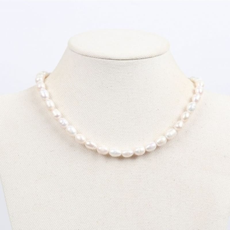 Dana Burton [925 Silver] Mystic Freshwater Pearl Necklace_8mm Pearl
