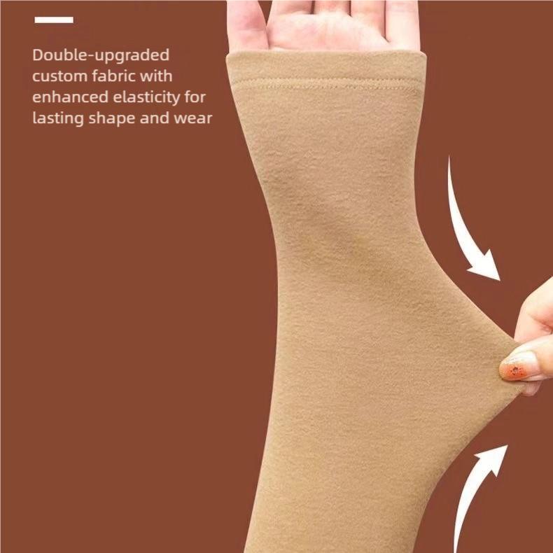 Women's Plus Size Base Shirt Round Neck Velvet Base Shirt Slim Fit Solid Color Stretch Long Sleeve T-Shirt