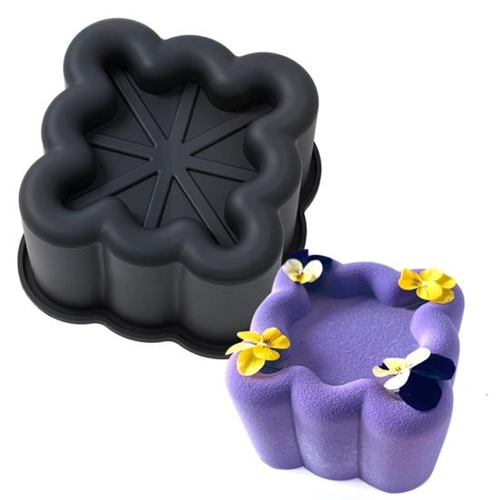 Silicone Mousse Cake Mold Food-Grade Baking Pan for Cheesecake Pastry Candle Non-Stick Easy-Release Heat-Resistant Reusable DIY Baking Essential