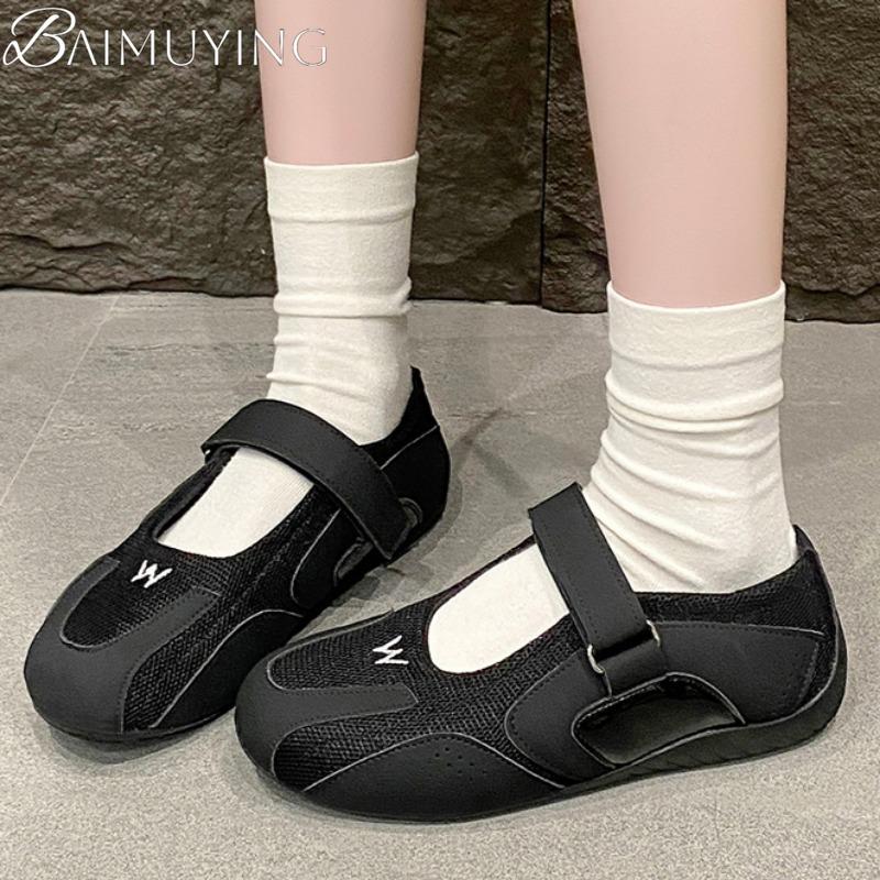 Mesh Women Sneakers Casual Flat Sandals Sport Shoes Woman 2025 Trend Summer Shallow Marie Janes Shoes Comfort Zapatillas Mujer