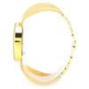 Fashionable Women Watch Wide Mesh Belt Quartz Shining Elegant Wrist Watch for FemaleGold
