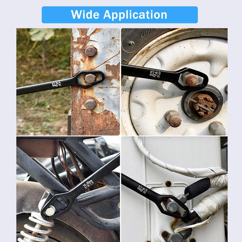 8-22mm Universal Torx Wrench Double-head Adjustable Torx Spanner Bicycle Motorcycle Car Repair Disassembly Tools Accessories