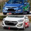 3PCS Gloss Black Front Bumper Splitter For Hyundai I30 MK2 MK2.5 2012-2017 Front Diffuser Lip Spoiler Protector Body Kit Tuning