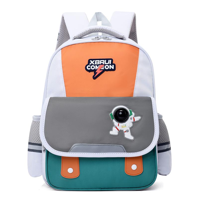 School bag, primary school students first grade leisure burden reduction backpack, preschool children's backpack